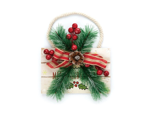 Zawieszka Merry Christmas - 19 x 18 cm - 1 szt.