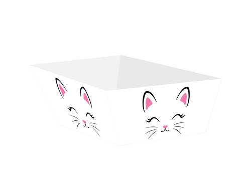 Pudełka na chipsy Kotek - 4 szt.