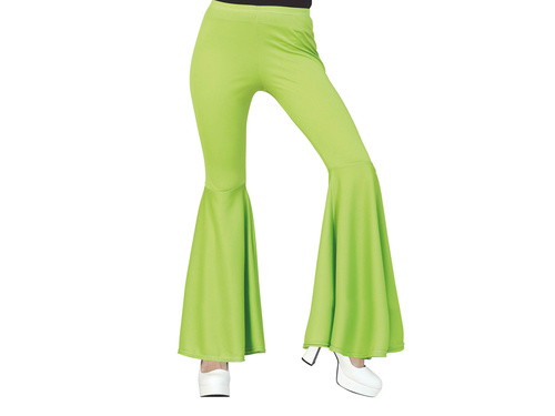 Spodnie dzwony zielone
