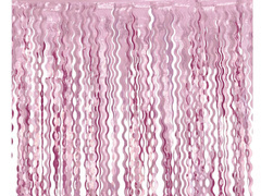 Kurtyna Spirale metaliczna różowa - 100 x 200 cm