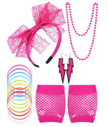 Zestaw Disco lata 80-te - 16 elementów