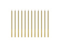 Świeczki urodzinowe złote - 14 cm - 12 szt.