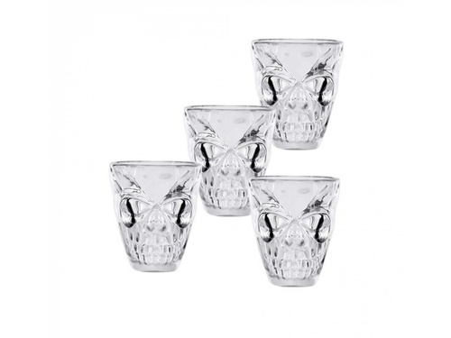 Kieliszki z czachami - 4 szt.