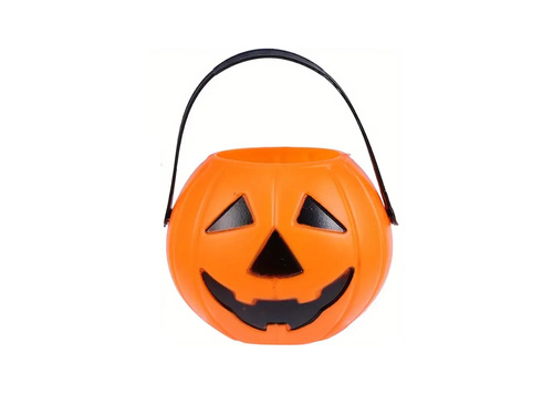Wiaderko Dynia na Halloween - 7 cm - 6 szt.