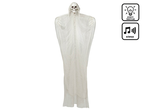 Dekoracja wisząca Ponury Żniwiarz - biały - 240 cm - 1 szt.