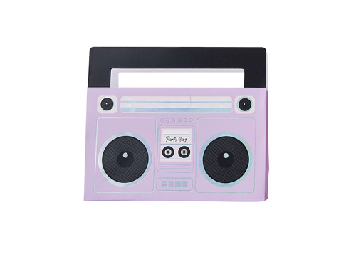 Torebka papierowa Boombox - 20.5cm x 17.5cm - 5 szt.