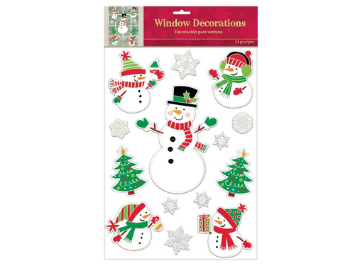 Świąteczna dekoracja na okno - 14 elem.