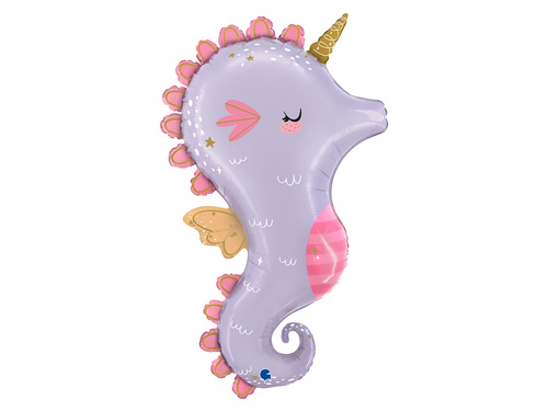 Balon foliowy Konik morski - 52x90 cm - 1 szt.