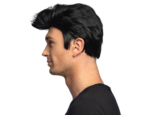 Peruka męska czarna lata 50-te