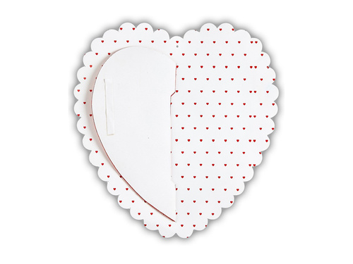 Rozeta dekoracyjna Serce - 25 cm - 1 szt.