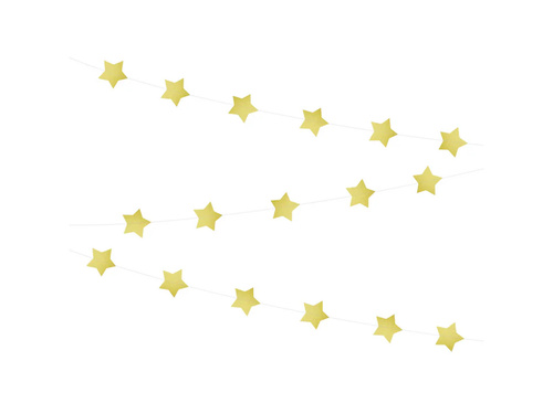 Girlanda Gwiazdki złota - 1 szt.