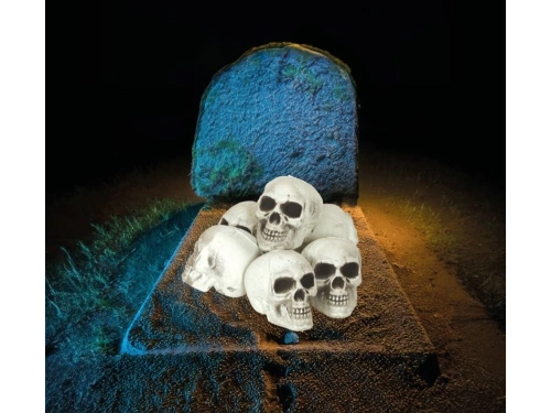 Czaszki na Halloween - 8 cm - 6 szt.