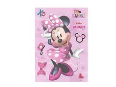 Dekoracje na tort Myszka Minnie - 14,8 x 21 cm - 8 szt.