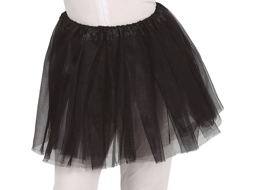 Spódniczka Tutu dla dziewczynki - czarna - 30 cm - 1 szt.