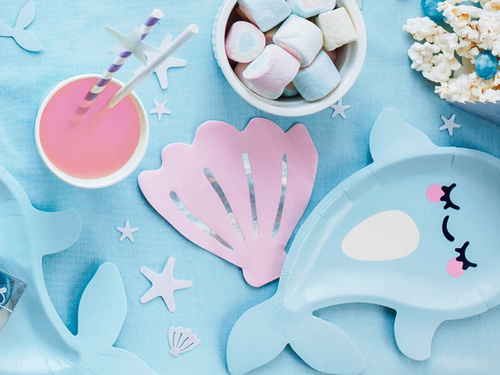 Serwetki urodzinowe Podwodna Kraina - Muszelka - 26 cm - 20 szt.