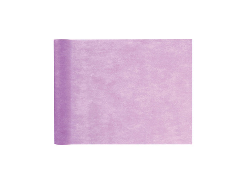 Dekoracja bieżnik z włókniny na stół - fioletowy - 30 cm x 10 m - 1 szt.