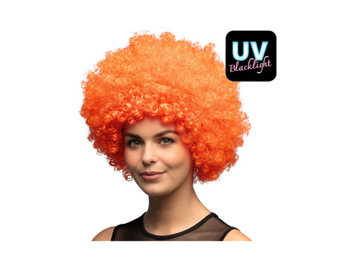 Peruka Afro Groove pomarańczowa