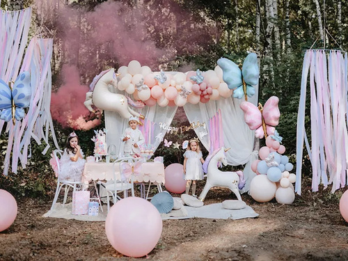 Balony foliowe do girland Motyle - 19 x 23 cm - 3 szt.