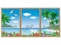 Hawajska dekoracja ścienna Okna - 3 szt.