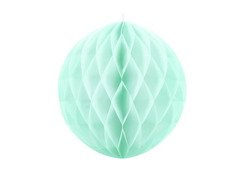 Dekoracja wisząca kula jasna mięta - 30 cm - 1 szt.