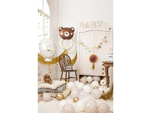 Balon foliowy Miś grzechotka - 45 x 67 cm - 1 szt.