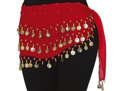 Szarfa Cyganki czerwona - 1 szt.