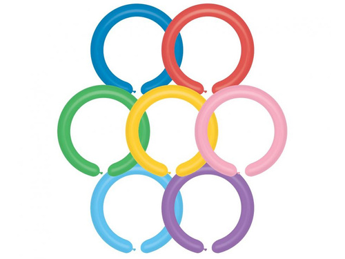 Modeliny, rurki Animator - mix kolorów - pastelowe - 100 szt. Wysoka jakość.