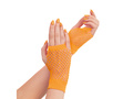 Rękawiczki z pomarańczowej siatki - 11 cm