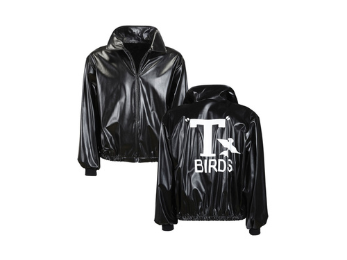 Czarna Kurtka skórzana typu Greaser