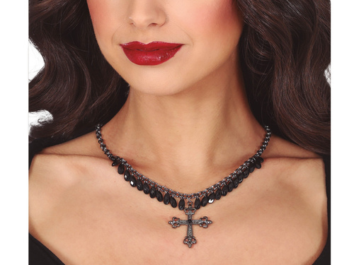 Naszyjnik z Krzyżem na Halloween - 1 szt.