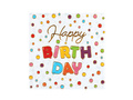 Serwetki urodzinowe Happy Birthday - 33 cm - 20 szt.
