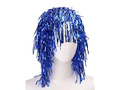 Peruka foliowa niebieska - 1 szt.