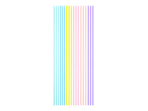 Świeczki urodzinowe cienkie kolorowe - 16,5 cm - 18 szt.