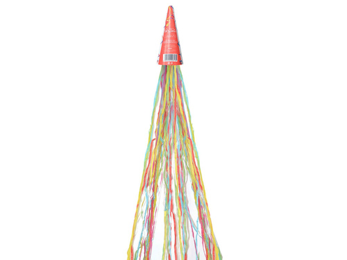 Wyrzutnia z kolorowymi serpentynami - 1 szt.