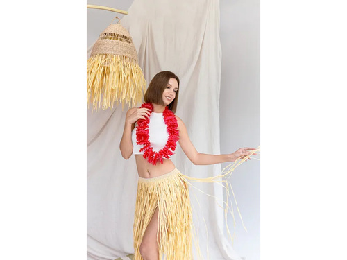 Naszyjnik hawajski ciemnoróżowy - 1 szt.