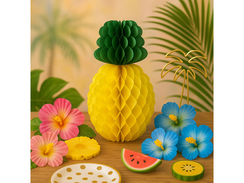 Rozeta dekoracyjna Ananas - 21 cm - 1 szt.