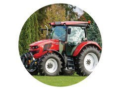 Dekoracyjny opłatek tortowy Traktor - 20 cm