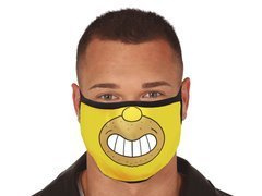 Maseczka na twarz materiałowa 3-warstwowa Simpson - 1 szt.