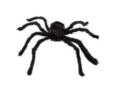 Dekoracja włochaty pająk  - 50 x 65 cm - 1 szt.