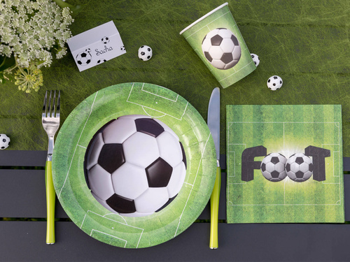 Serwetki urodzinowe piłkarskie Soccer - 33 cm - 20 szt.