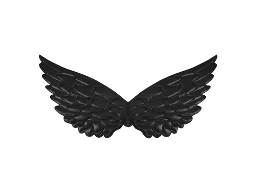 Skrzydła anioła czarne - 44 x 22 cm - 1 szt.