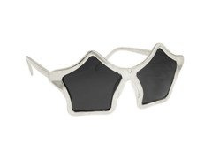 Okulary Gwiazdki srebrne - 1 szt.