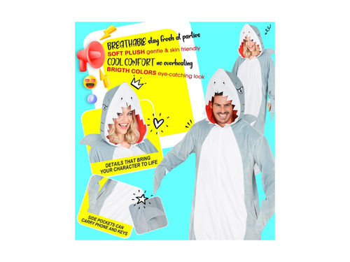 Pluszowy strój rekina