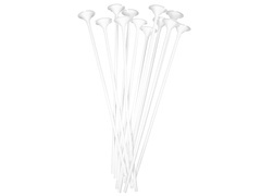 EKO Patyczki papierowe z koszyczkami do balonów - 18 szt.