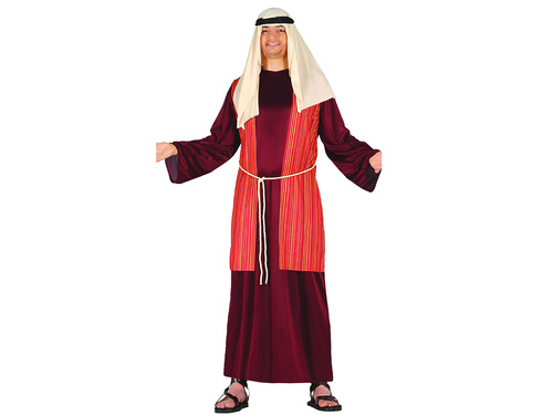 Kostium Józef dla mężczyzny - czerwony - 1 szt.