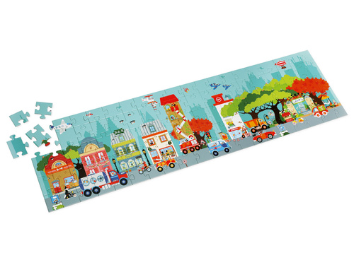 Duże podłogowe Miasto - 120x32 cm