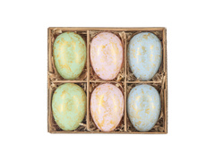 Dekoracja wisząca pisanki - 6 szt.