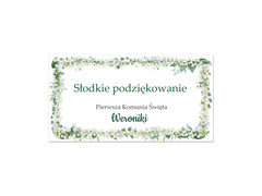 Naklejki personalizowane na pudełka na ciasto - 30 szt.