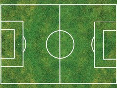 Dekoracyjny opłatek tortowy z nadrukiem - boisko do piłki nożnej