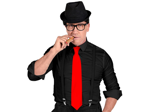 Czerwony krawat - 1 szt.